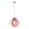 MAURO Suspension Luminaires Lucide Rose, 1 lumière