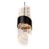 KLIGANDE Suspension Luminaires Lucide LED Noir, 3 lumières