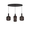 ELOISE Suspension Luminaires Lucide Noir, 4 lumières