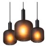 ELOISE Suspension Luminaires Lucide Noir, 7 lumières