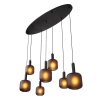 ELOISE Suspension Luminaires Lucide Noir, 7 lumières