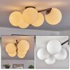 Gastor Plafonnier, Boule lumineuse Blanc, 5 lumières