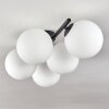 Gastor Plafonnier, Boule lumineuse Blanc, 5 lumières