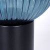 Koyoto Boule lumineuse, Lampe de bureau, Lampe à poser 20 cm Bleu, 1 lumière