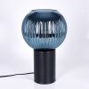 Koyoto Boule lumineuse, Lampe de bureau, Lampe à poser 20 cm Bleu, 1 lumière