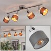 Ailer Plafonnier, Spot de plafond Chrome, 4 lumières