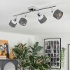 Ailer Plafonnier, Spot de plafond Chrome, 4 lumières