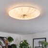 Vogorno Plafonnier LED Blanc, 1 lumière