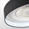 Benesal Plafonnier, Ventilateur de plafond lumineux LED Blanc, 1 lumière, Télécommandes