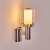 Beira Lampe murale d´extérieur, Applique murale Nickel mat, 1 lumière