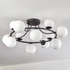 Chehalis Plafonnier, Boule lumineuse 76 cm Blanc, 12 lumières