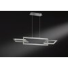 Suspension WOFI MURIEL LED Nickel mat, 1 lumière