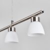 Ordan Suspension, Suspension LED Nickel mat, 4 lumières