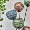 Koyoto Lampadaire Bleu, Vert, Cuivré, 5 lumières