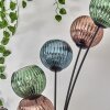 Koyoto Lampadaire Bleu, Vert, Cuivré, 6 lumières