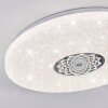 Clora Plafonnier LED Blanc, 1 lumière, Télécommandes