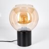 Koyoto Boule lumineuse, Lampe de bureau, Lampe à poser 20 cm Ambre, 1 lumière