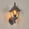 Naofe Lampe murale d´extérieur, Applique murale Noir, Argenté, 1 lumière