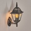 Naofe Lampe murale d´extérieur, Applique murale Noir, Argenté, 1 lumière