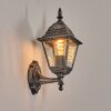 Naofe Lampe murale d´extérieur, Applique murale Noir, Argenté, 1 lumière