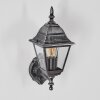 Naofe Lampe murale d´extérieur, Applique murale Noir, Argenté, 1 lumière