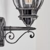 Lentua Lampe murale d´extérieur, Applique murale Noir, Argenté, 1 lumière