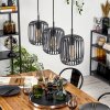 Bystrup Suspension, Suspension Noir, 3 lumières