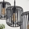 Bystrup Suspension, Suspension Noir, 3 lumières