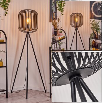 Bystrup Lampadaire Noir, 1 lumière