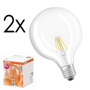 Luminaires Osram E27 LED 4 Watt blanc chaud 470 Lumen