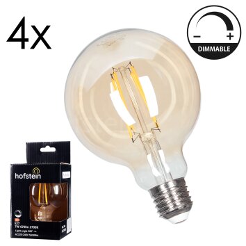 E27 LED 7 Watt blanc chaud dimmable 670 Lumen