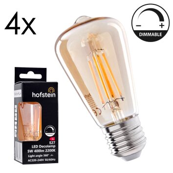 E27 LED 5 Watt blanc chaud dimmable 400 Lumen