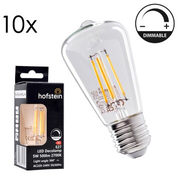 E27 LED 5 Watt blanc chaud dimmable 500 Lumen