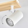 Gesteira Plafonnier, Boule lumineuse beige, 4 lumières