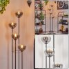 Gastor Lampadaire 30 cm Clair, Fumé, 4 lumières