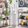 Gastor Lampadaire 25 cm Bois clair, Noir, 4 lumières