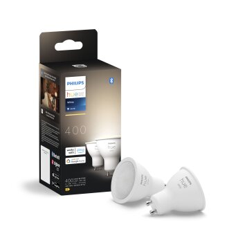 LED GU10 5,2 Watt 2700 Kelvin 400 Lumen Philips Hue White