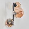 Chehalis Boule lumineuse Ambre, 3 lumières