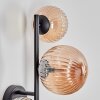 Chehalis Boule lumineuse, Applique murale Ambre, 3 lumières