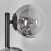 Chehalis Boule lumineuse, Applique murale 28 cm Chrome, Clair, Fumé, 3 lumières