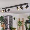 Gesteira Plafonnier, Spot de plafond Chrome, 6 lumières