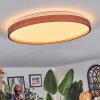 Sofo Plafonnier LED Écru, 1 lumière, Télécommandes