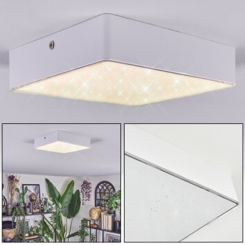 Esmar Plafonnier LED Blanc, 1 lumière