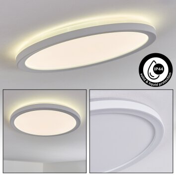 Qadir Plafonnier extérieur, Plafonnier LED Blanc, 1 lumière