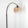 Koyoto Lampadaire Noir, 1 lumière