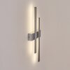 Glara Lampe murale d´extérieur, Applique murale LED Argenté, 2 lumières