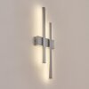 Glara Lampe murale d´extérieur, Applique murale LED Argenté, 2 lumières