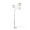 Paxton Lampadaire Luminaires Trio Chrome, 3 lumières