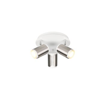 Gillan Spot de plafond Luminaires Trio Nickel mat, 3 lumières