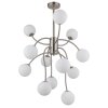 Riha Plafonnier Luminaires Globo Lighting Blanc, 12 lumières